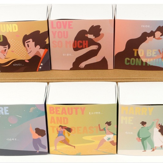 VYPST 現貨 設計感甜蜜情侶禮盒中筒襪 襪子 長襪 情侶襪 閨蜜襪  純棉襪 交換禮物 情人節禮物 生日禮物-細節圖8