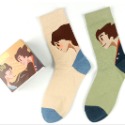 VYPST | 現貨 設計感甜蜜情侶禮盒中筒襪 襪子 長襪 情侶襪 閨蜜襪  純棉襪 交換禮物 情人節禮物-規格圖9