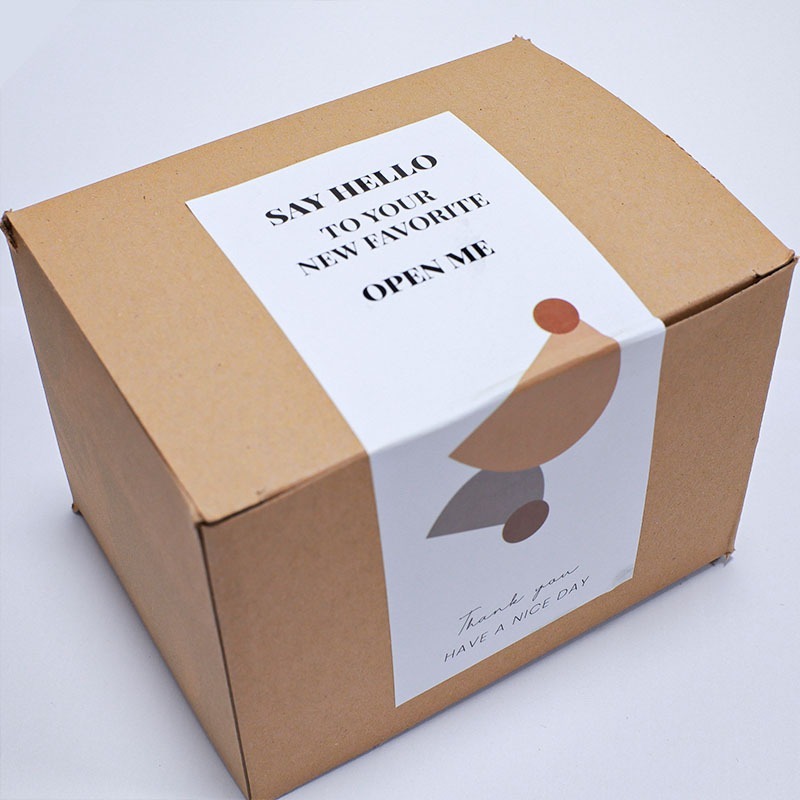 VYPST 現貨 簡約幾何圖案感謝出貨貼 出貨貼紙 破壞袋封口貼 感謝貼紙 賣家必備 生日貼紙 禮物貼紙 卡片貼紙-細節圖3