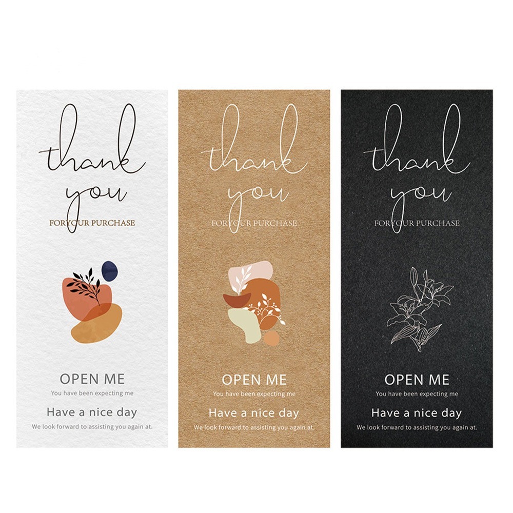 VYPST 現貨 幾何花朵感謝出貨貼紙 破壞袋封口貼 感謝貼紙 賣家必備 貼紙 禮物貼紙 生日貼紙-細節圖2