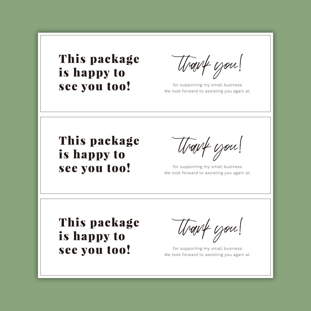 VYPST 現貨 簡約文字感謝出貨貼紙 破壞袋封口貼 感謝貼紙 賣家必備 貼紙 生日貼紙 禮物貼紙-細節圖4