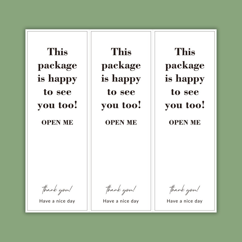 VYPST 現貨 簡約文字感謝出貨貼紙 破壞袋封口貼 感謝貼紙 賣家必備 貼紙 生日貼紙 禮物貼紙-細節圖5