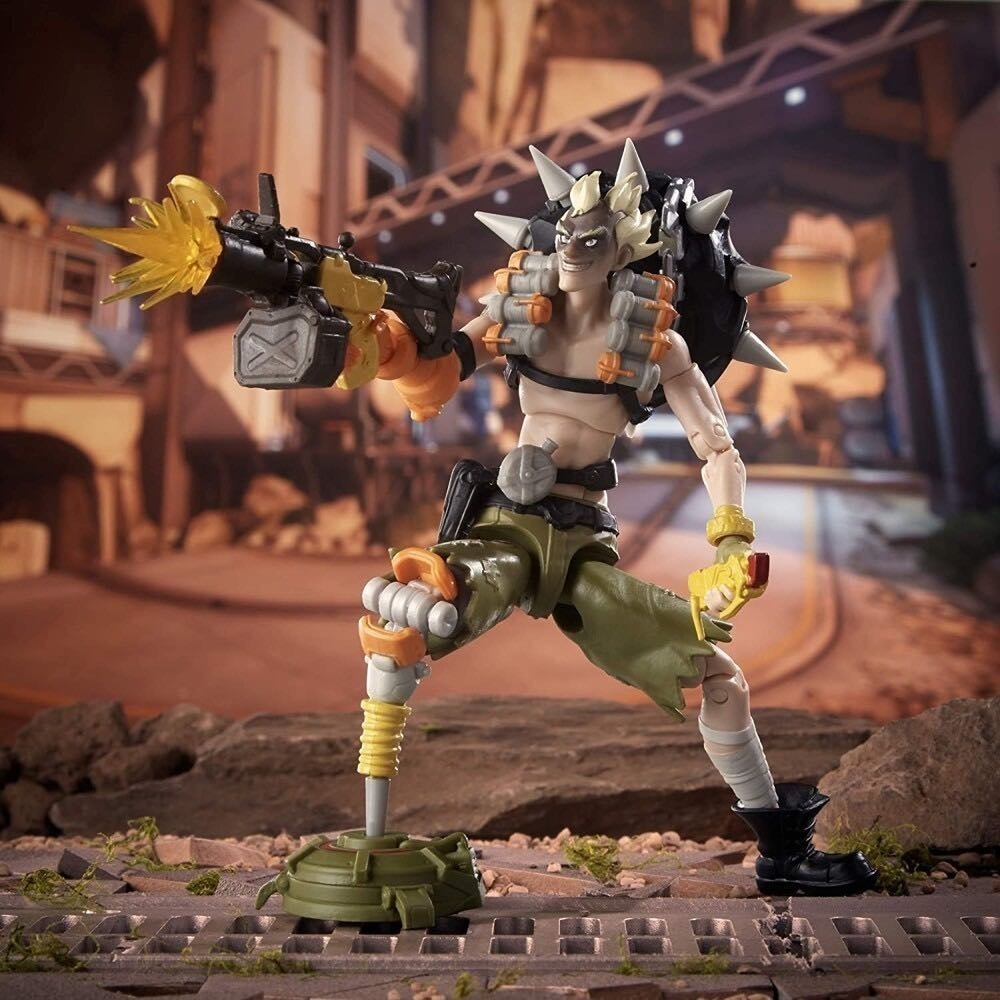 [bm] hasbro 孩之寶 Overwatch 鬥陣特攻 炸彈鼠 Junkrat 6吋 可動人偶 #D-細節圖4