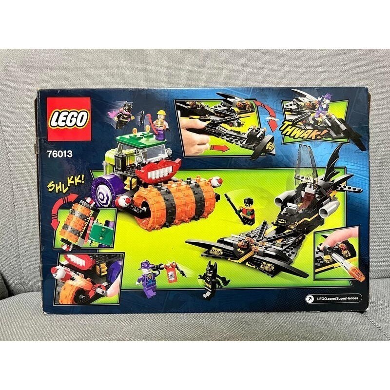 [bm] lego 樂高 76013 DC 蝙蝠俠 小丑壓路機 小丑 蝙蝠俠 羅賓 蝙蝠女 正義聯盟 DC #-細節圖2