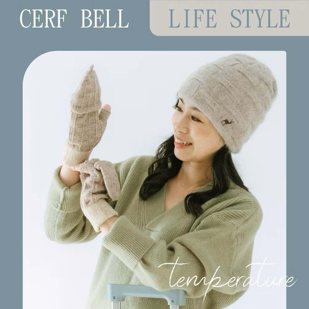 [bm]【瑟夫貝爾】針織釣魚手套 針織手套 保暖手套 男女適用 翻蓋手套 半指手套 台灣製造 250116-10#C-細節圖4