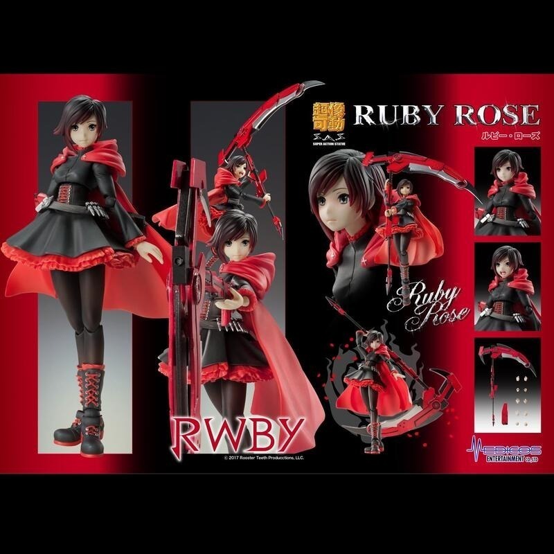 [bm] 代理版 超像可動 RUBY ROSE 6吋可動人偶 1/12 figma shf 相關 #C-細節圖3