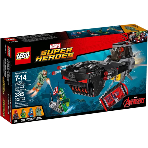 [bm] 樂高 LEGO lego 76048 marvel 漫威 復仇者聯盟 鋼鐵紅骷髏 潛艇攻擊 拆賣潛艇