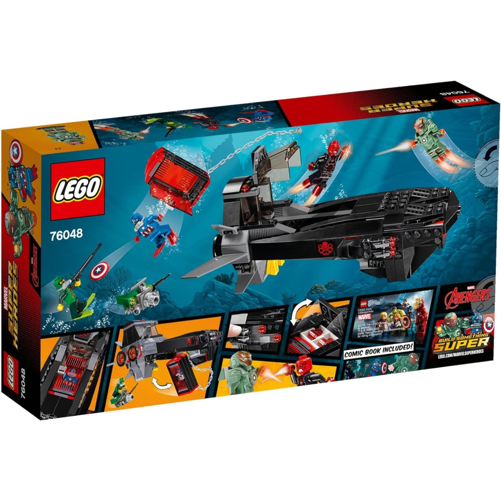 [bm] 樂高 LEGO lego 76048 marvel 漫威 復仇者聯盟 鋼鐵紅骷髏 潛艇攻擊 拆賣潛艇-細節圖2