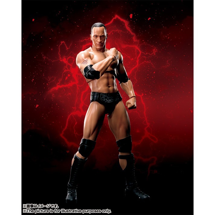 [bm] bandai 萬代 shf S.H.Figuarts 巨石強森 ROCK 摔角 WWE #C-細節圖3