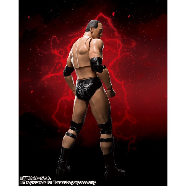 [bm] bandai 萬代 shf S.H.Figuarts 巨石強森 ROCK 摔角 WWE #C-細節圖5