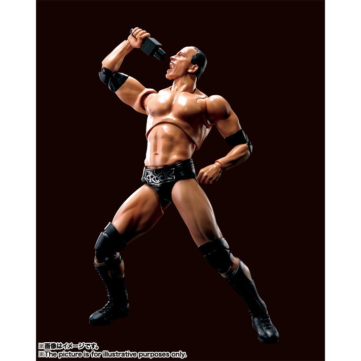 [bm] bandai 萬代 shf S.H.Figuarts 巨石強森 ROCK 摔角 WWE #C-細節圖6