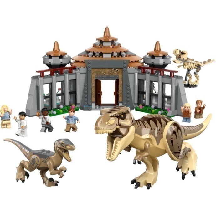 [bm] LEGO lego 樂高 76961 侏儸紀世界 侏儸紀 公園 旅客中心 暴龍 迅猛龍 恐龍 #D-細節圖3