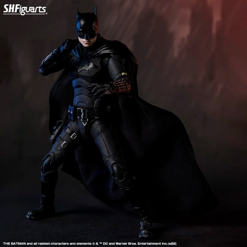 [bm] 萬代 bandai SHF 電影 蝙蝠俠 2022 DC 羅伯派汀森 可動完成品 #C-細節圖6