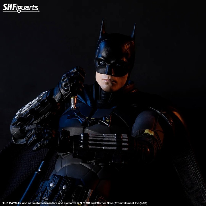 [bm] 萬代 bandai SHF 電影 蝙蝠俠 2022 DC 羅伯派汀森 可動完成品 #C-細節圖7