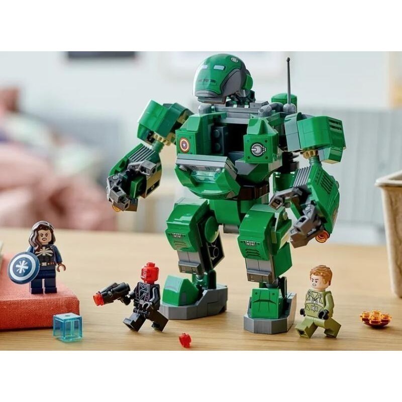 [bm] lego LEGO 76201 漫威 Marvel 卡特隊長 九頭蛇 重踏者 紅骷髏 美國隊長 #C-細節圖3