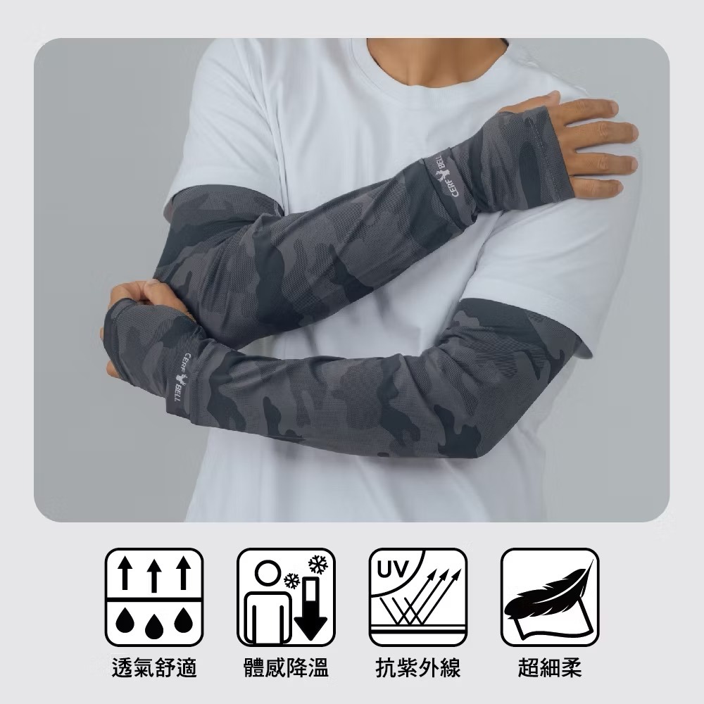 [bm]【瑟夫貝爾】冰涼指洞袖套 O 工裝袖套 防曬涼感袖套 抗UV 肌涼柔滑 250423+10#C-細節圖8
