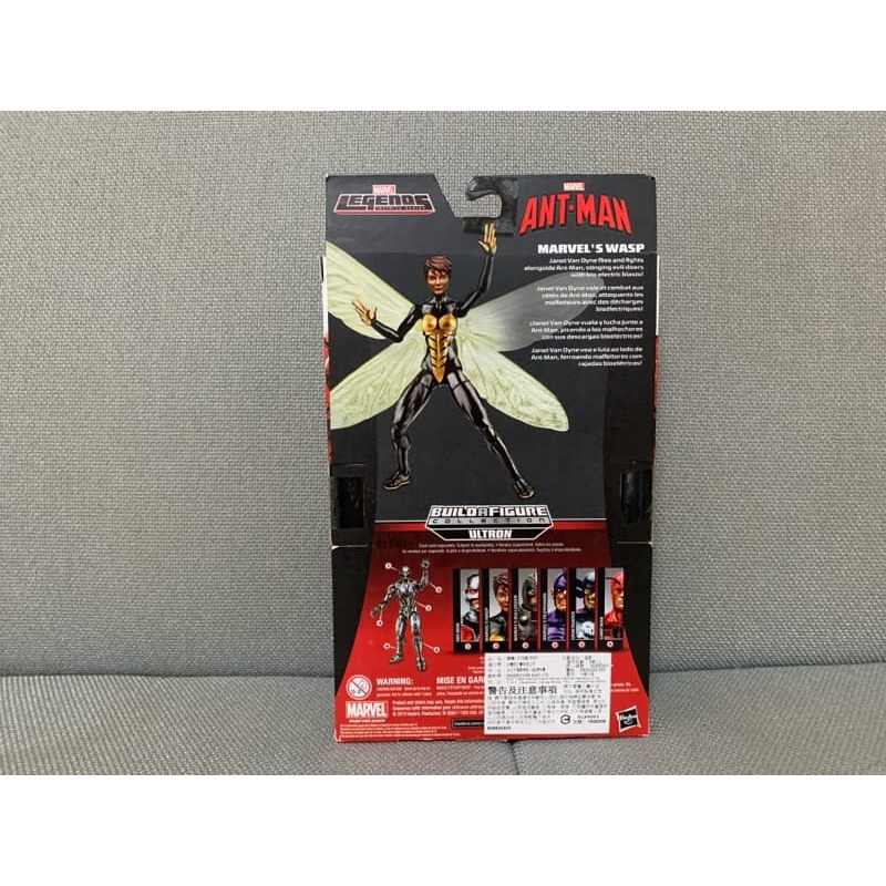 漫威 孩之寶 Marvel Legends 無限系列 黃蜂女 可動公仔 附奧創BAF零件 #C-細節圖2