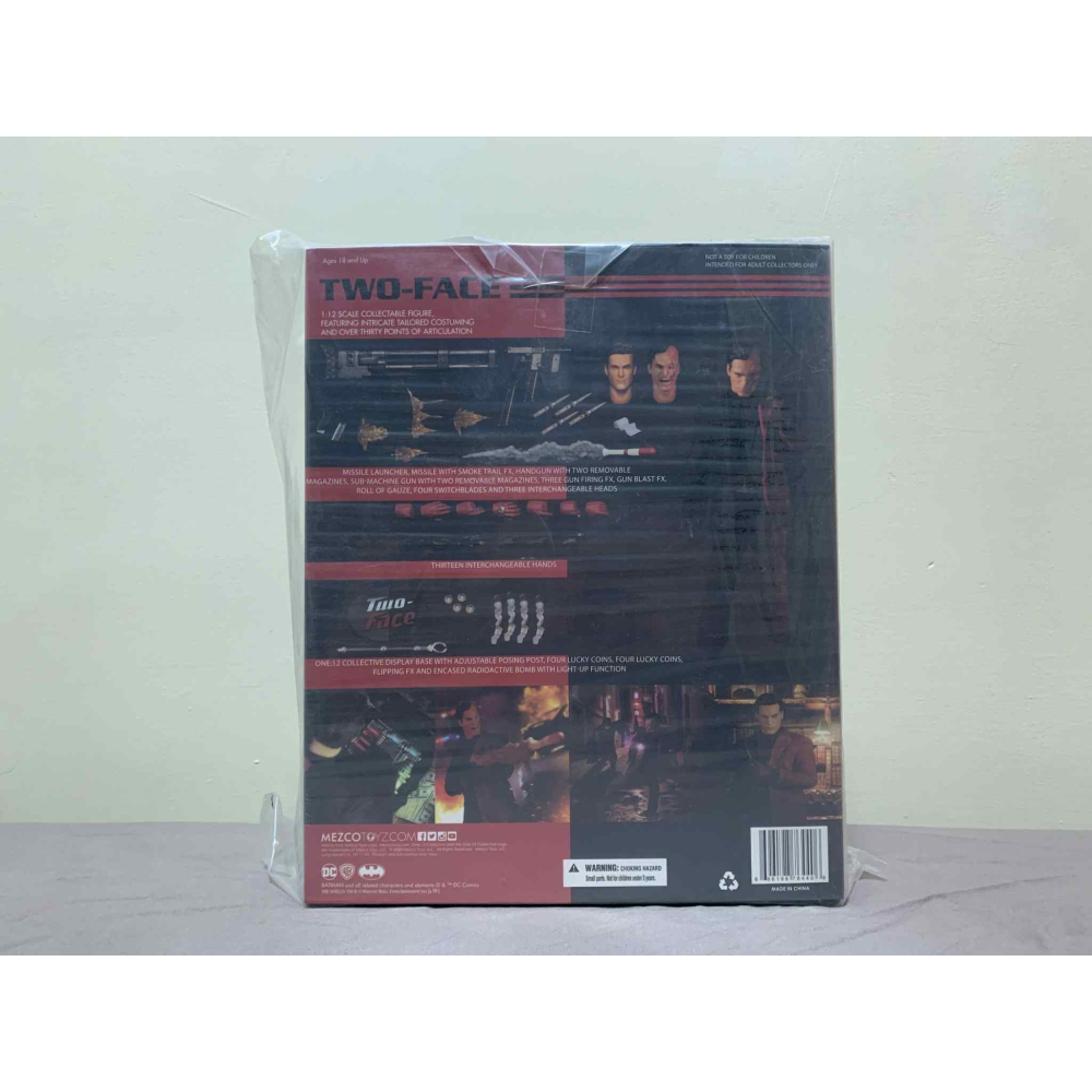 [bm] MEZCO One: 12 Collective DC 雙面人 蝙蝠俠 反派 6吋 可動完成品 #C-細節圖2