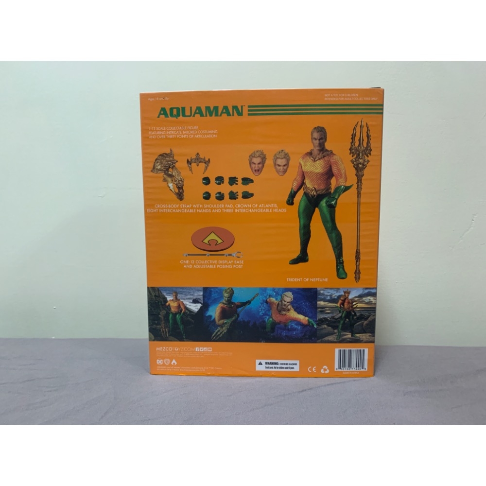 [bm] Mezco DC 正義聯盟 水行俠 漫畫版 超級英雄 #c-細節圖2