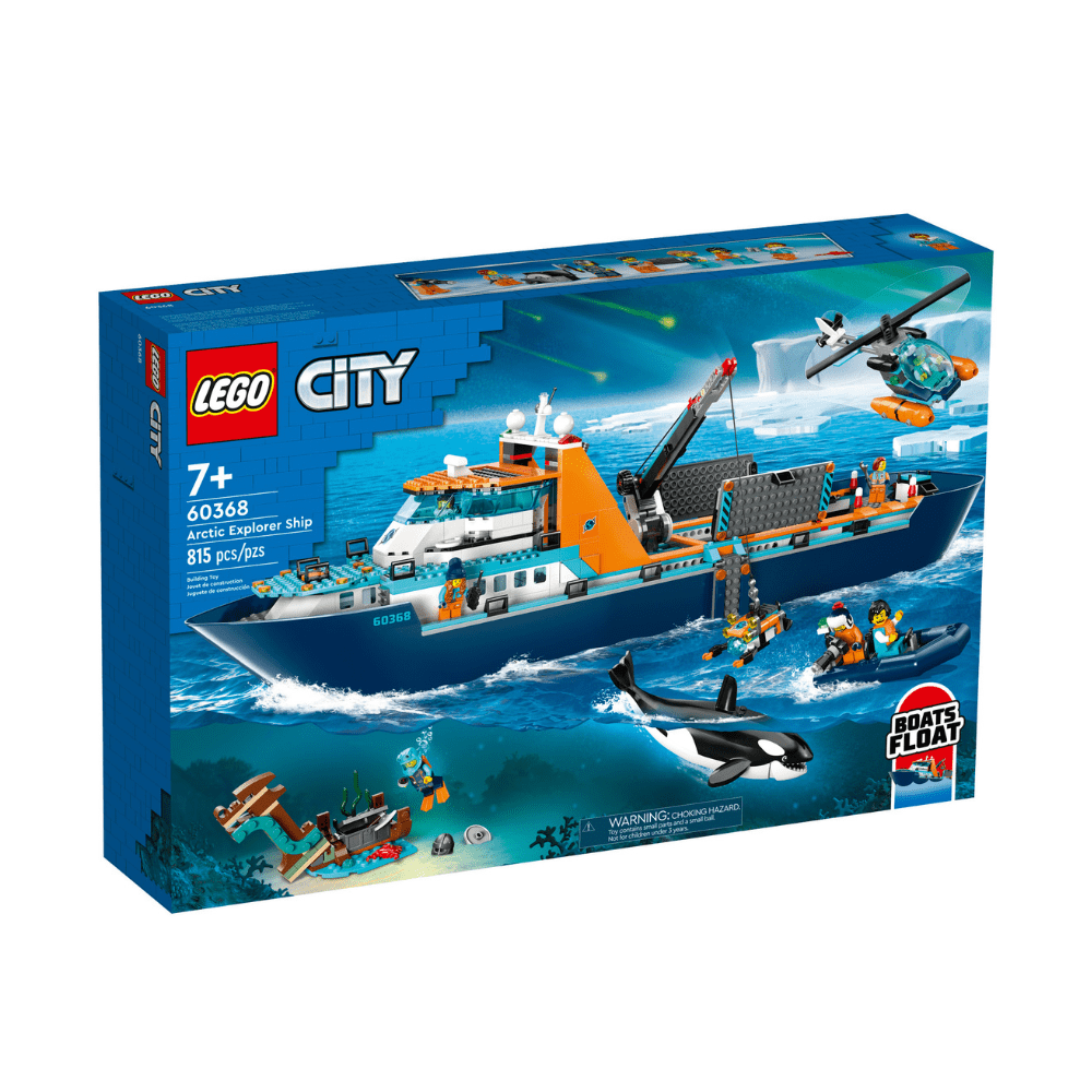 [bm] LEGO lego 樂高 60368 北極探險家之艦 城市系列 虎鯨 殺人鯨 探險船 北極 全新未拆 #C-細節圖3