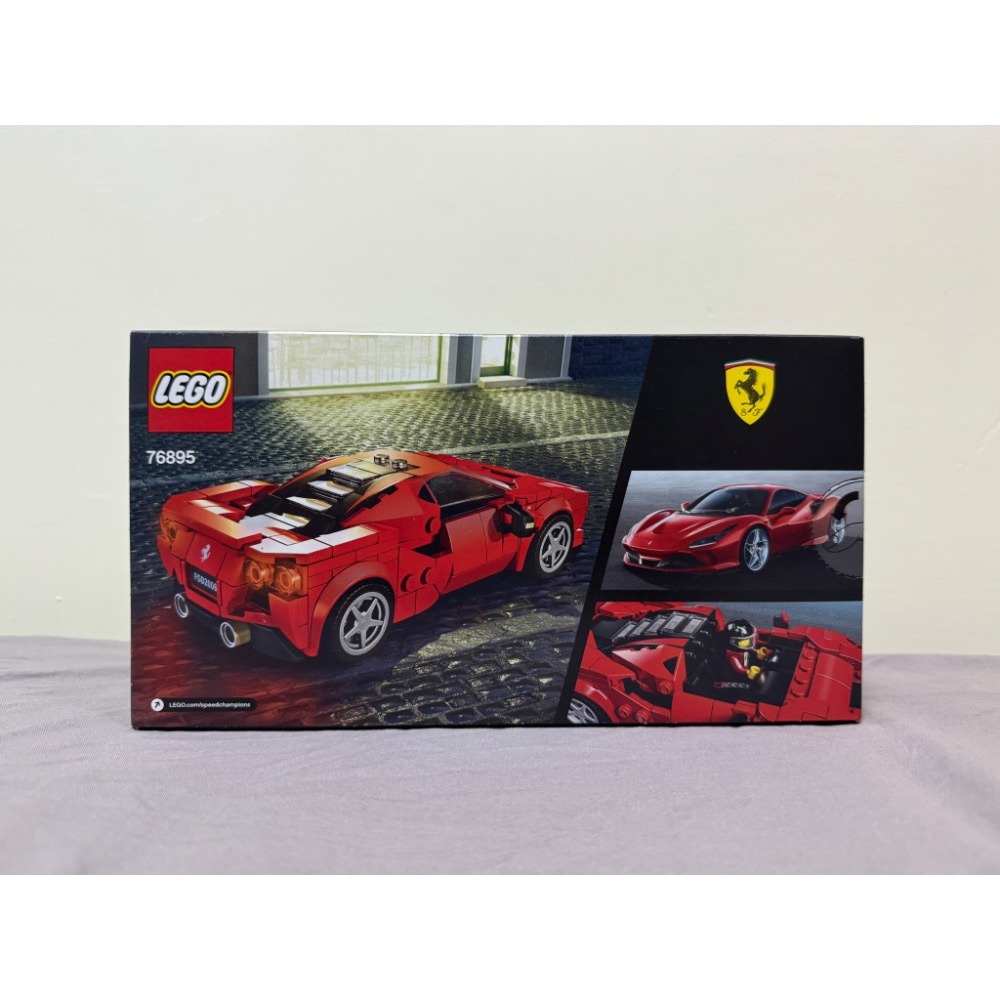 ［bm] 樂高 LEGO lego 76895 SPEED Ferrari F8 法拉利 F8 賽車-細節圖2