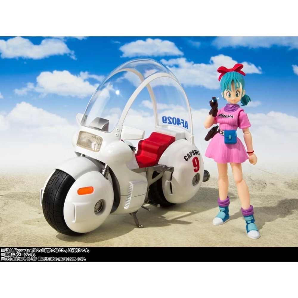 [bm] 萬代 Bandai 七龍珠 膠囊機車 布瑪 機車 摩托車 小悟空# c-細節圖2
