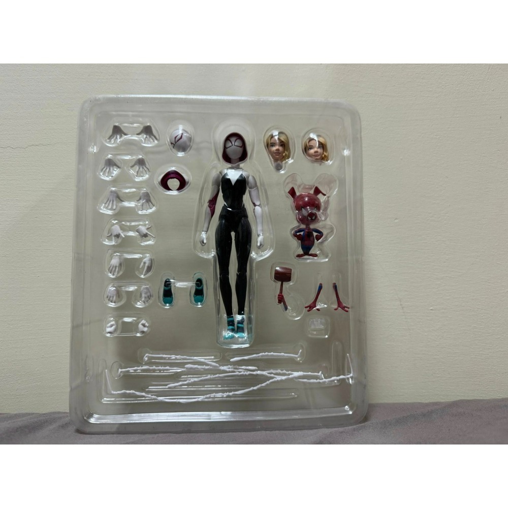 [bm] mafex Mafex No 134 蜘蛛關 蜘豬人 漫威 超級英雄 女蜘蛛人 蜘蛛人 新宇宙 二手#C-細節圖2