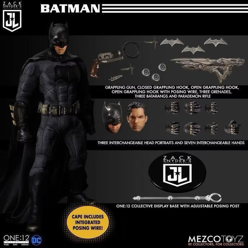 [bm] Mezco DC 正義聯盟 電影版本 蝙蝠俠 閃電俠 黑超人 #C-細節圖4