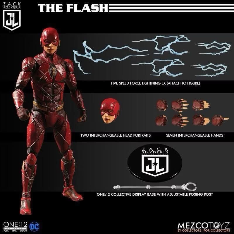 [bm] Mezco DC 正義聯盟 電影版本 蝙蝠俠 閃電俠 黑超人 #C-細節圖5
