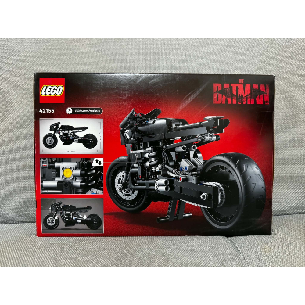 [bm] 樂高 LEGO Technic 科技  42155 蝙蝠俠 機車 蝙蝠機車 Batcycle 正義聯盟#C-細節圖2