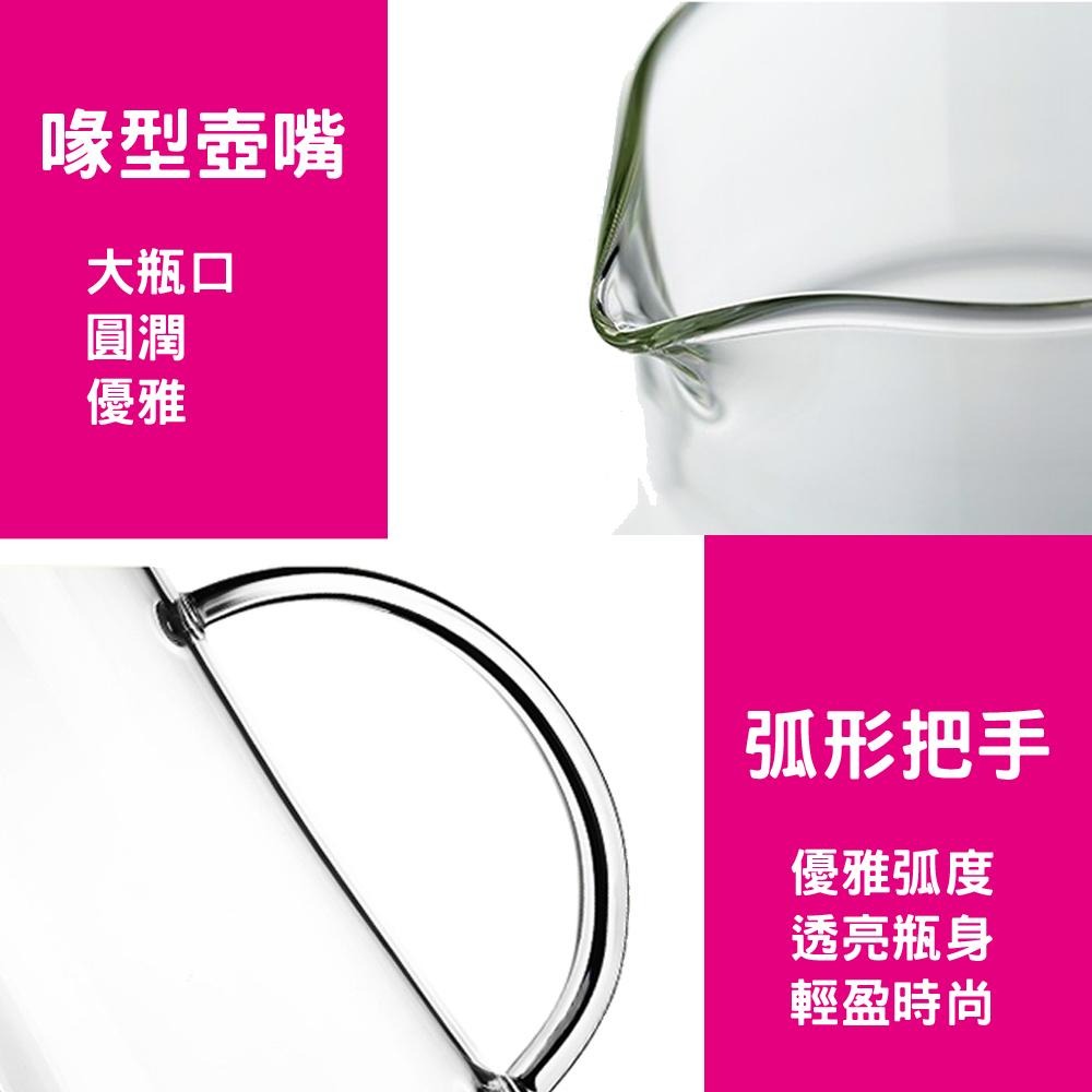 冷水壺大容量 【台灣現貨】北歐簡約大容量 1800ml 涼水壺 高硼矽 ins 耐熱玻璃 茶壺 花茶 不鏽鋼壺 水瓶-細節圖7
