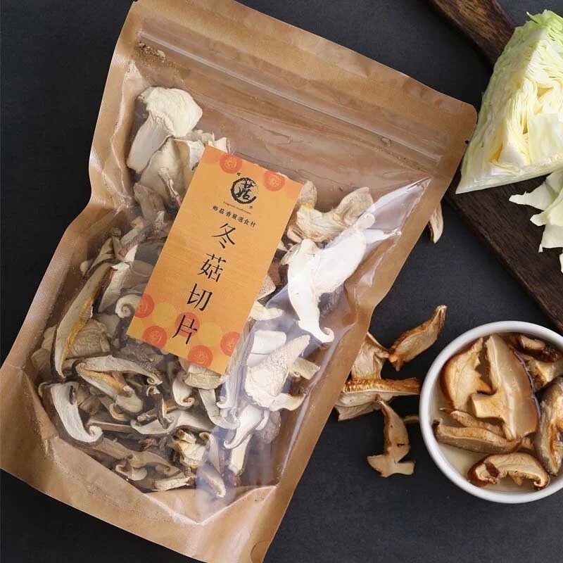 【鄉菇香 親好屋】有機冬菇切片60克 台灣在地 香菇 台中新社 黑早冬菇 香氣 快速料理 快炒蒸煮 新鮮 呂健旭 香菇絲-細節圖6