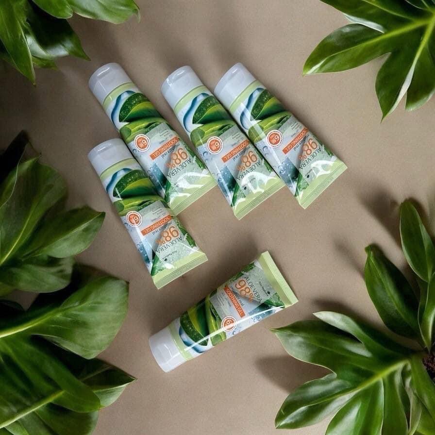 《買一送一》韓國製造 Alo Nature 98%蘆薈透亮保濕舒緩凝膠150ml-細節圖3