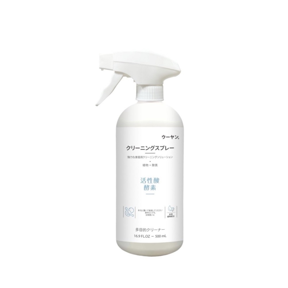 日本品牌ウーヤン萬用清潔活氧酵素濃密泡泡噴霧 500ml-細節圖5