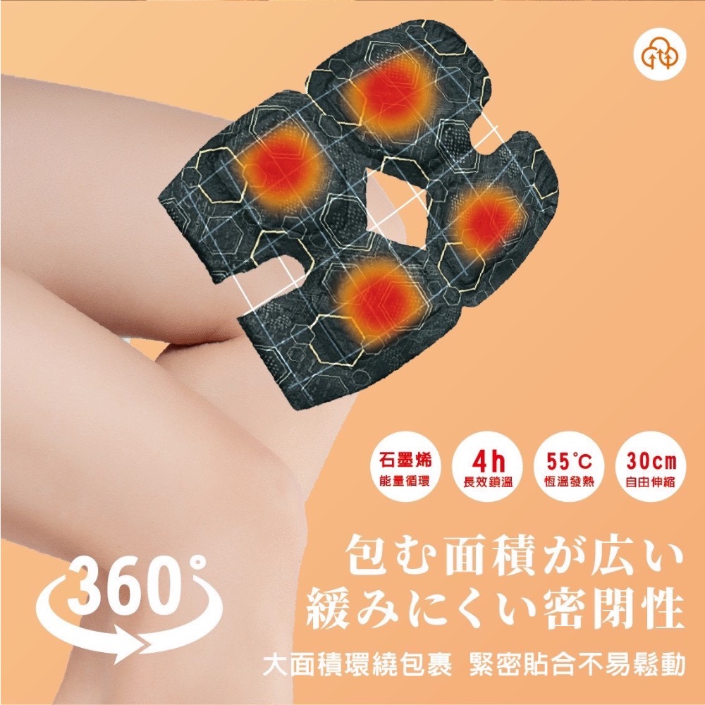 ⭐️現貨快速出貨⭐️ 【安德森 保羅】石墨烯蒸氣暖膝貼 6片/盒-細節圖5