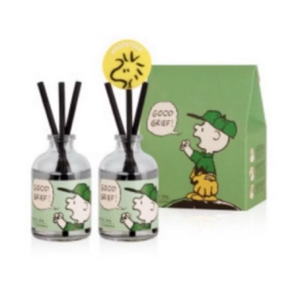 ⭐️現貨快速出貨⭐️ 韓國🇰🇷製造 DAILY COMMA史努比聯名限量 香氛擴香瓶50ml(2瓶/盒)-規格圖5