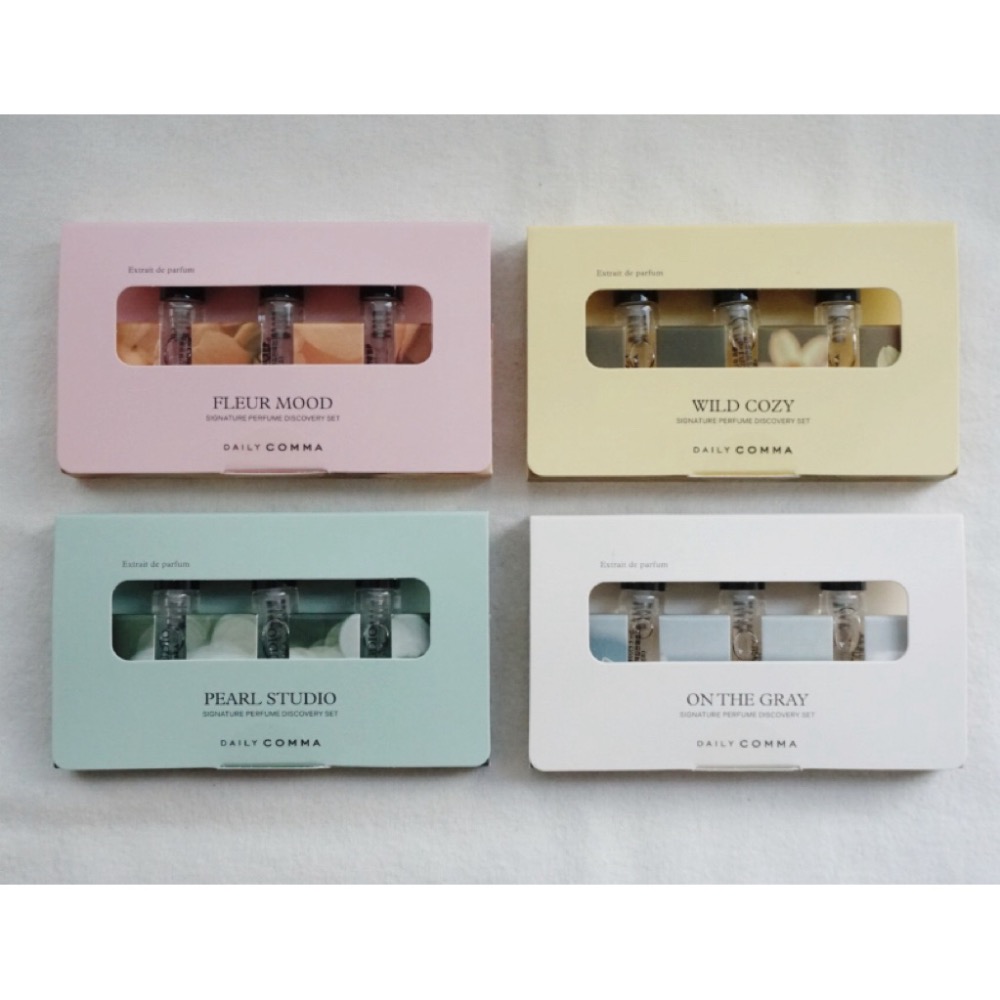 ⭐️現貨快速出貨⭐️ 韓國🇰🇷DAILY COMMA 日常香氛小香禮盒 3.3ml*3ea(盒)-細節圖4