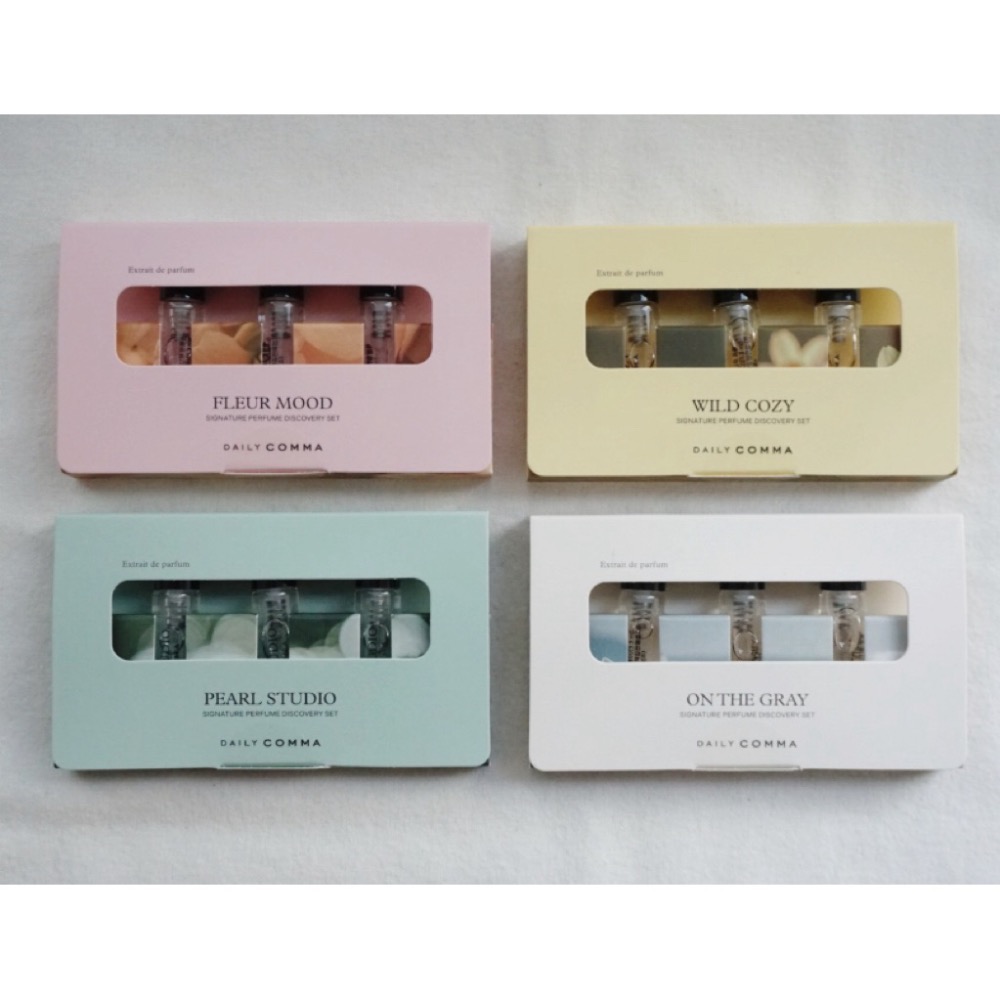 ⭐️現貨快速出貨⭐️ 韓國🇰🇷DAILY COMMA 日常香氛小香禮盒 3.3ml*3ea(盒)-細節圖4