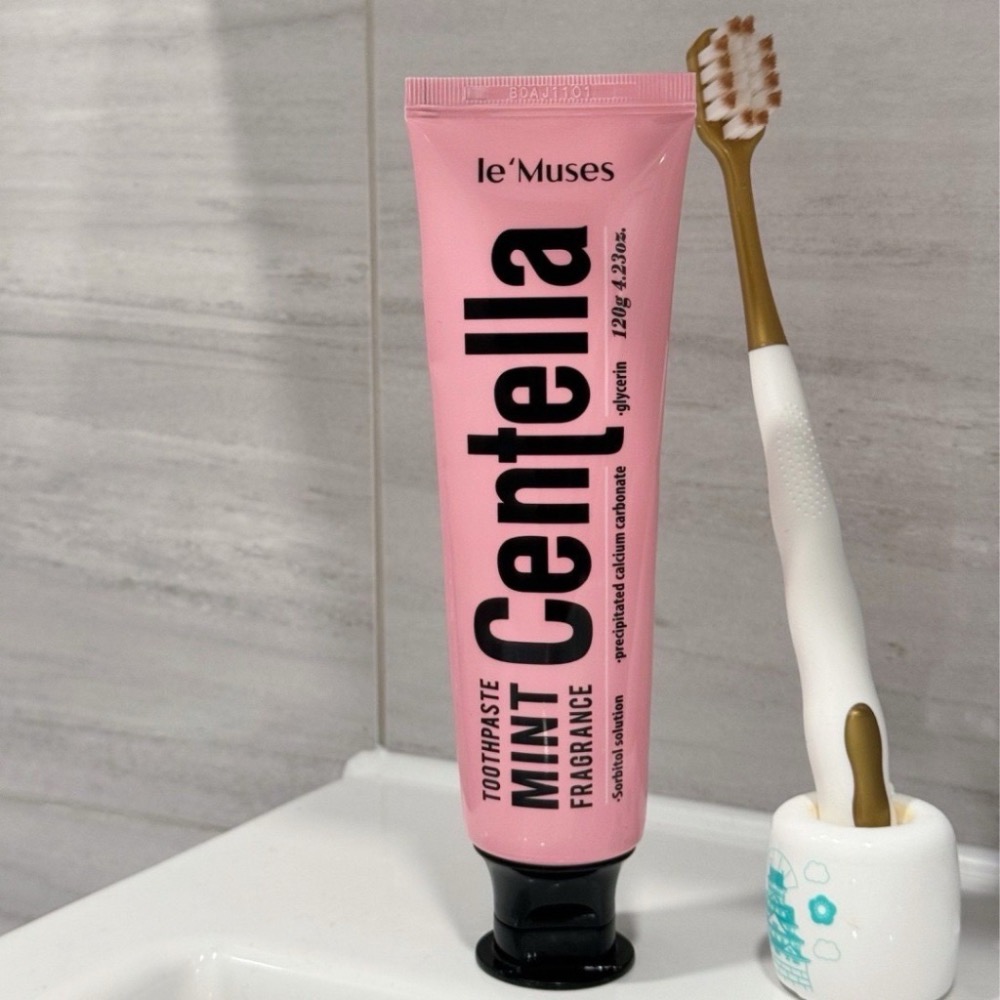 ⭐️現貨快速出貨⭐️ 韓國🇰🇷製造 le’muses告別黃牙 淨齒牙膏120g(桃粉）-細節圖4