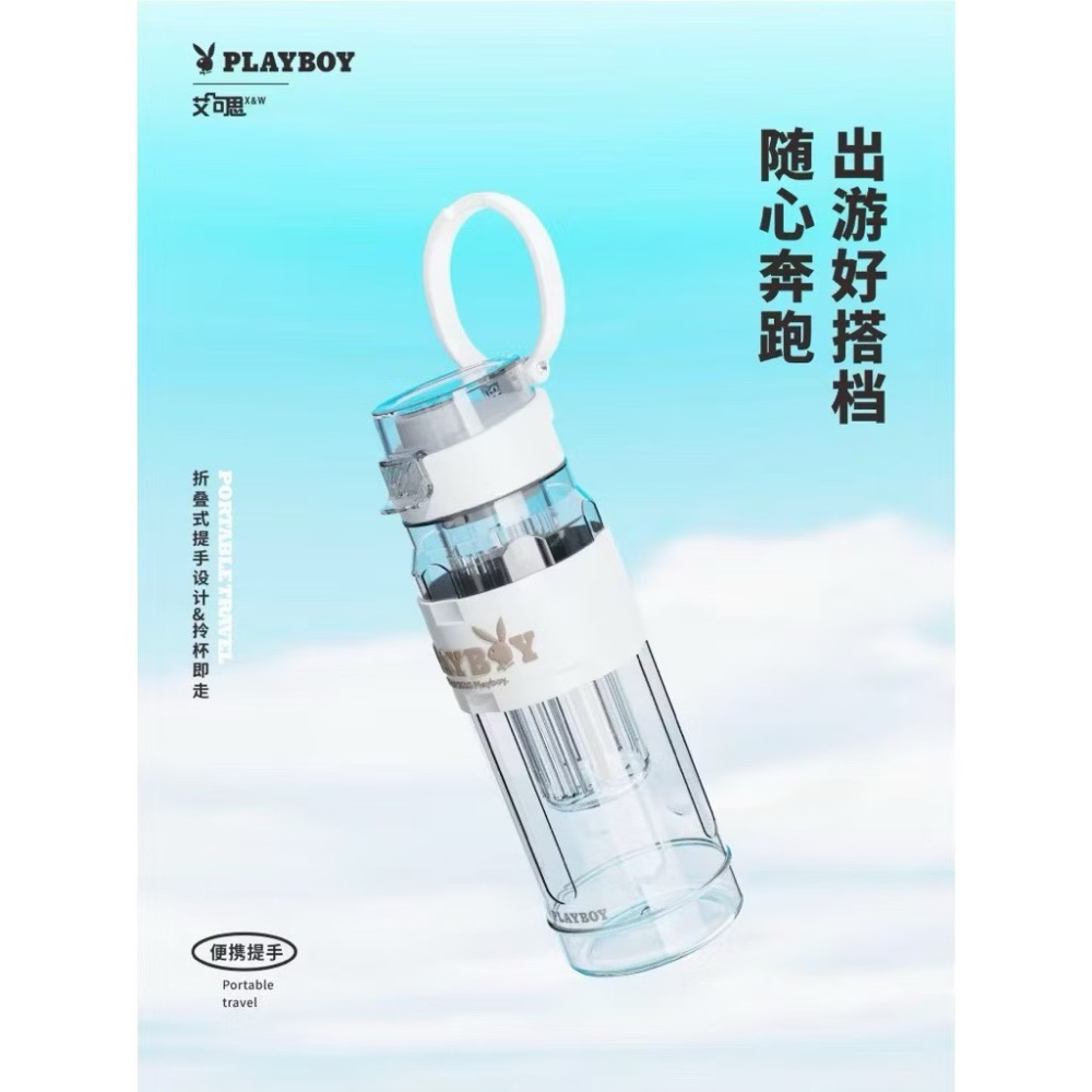⭐️現貨快速出貨⭐️ 正版雷標 PLAYBOY 太空直飲水杯 700ml（五款顏色）-細節圖3