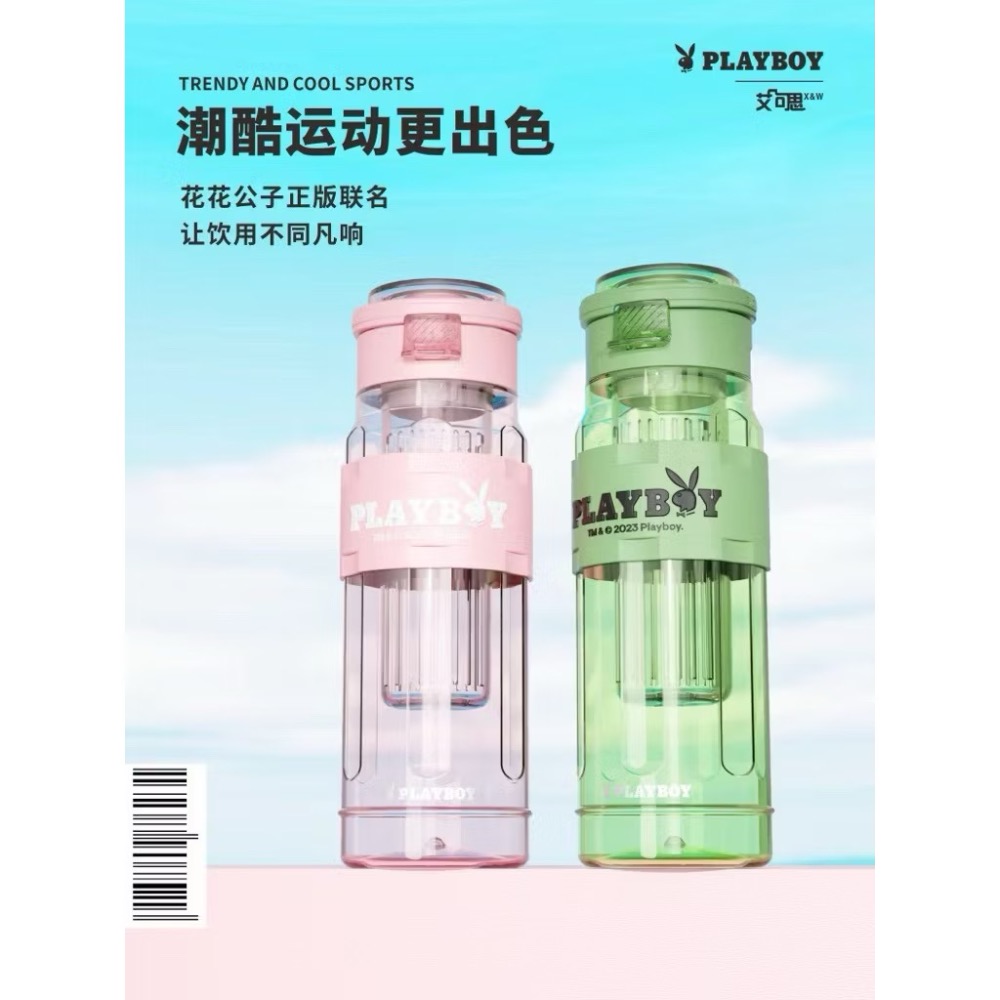 ⭐️現貨快速出貨⭐️ 正版雷標 PLAYBOY 太空直飲水杯 700ml（五款顏色）-細節圖4