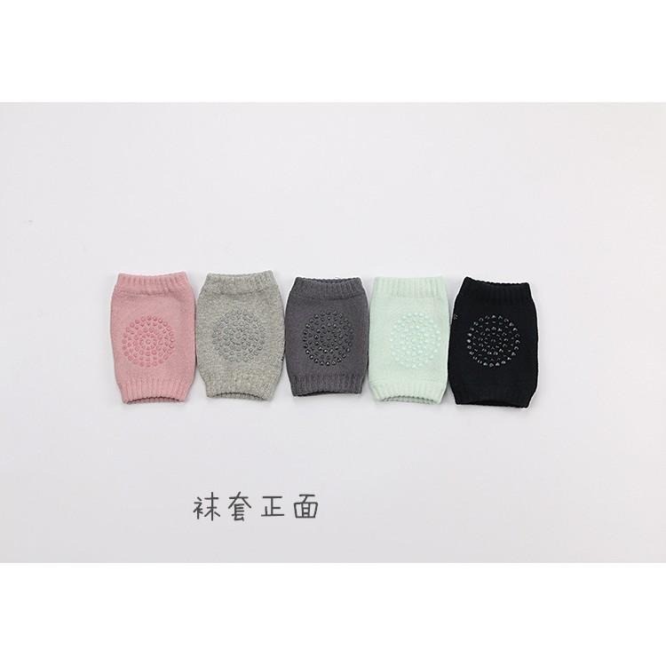 韓國純棉毛圈加厚多功能護膝袖套嬰兒寶寶袜子襪套 止滑寶寶爬行護膝 毛圈兒童襪套 寶寶襪 學步襪 寶寶護膝 韓版防滑護膝-細節圖2
