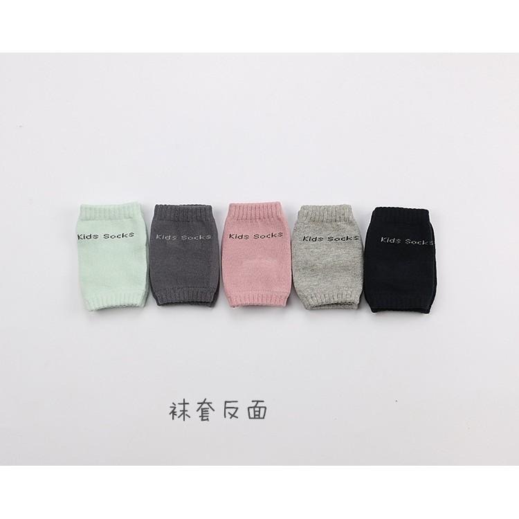 韓國純棉毛圈加厚多功能護膝袖套嬰兒寶寶袜子襪套 止滑寶寶爬行護膝 毛圈兒童襪套 寶寶襪 學步襪 寶寶護膝 韓版防滑護膝-細節圖3