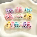 【蘿啵村】🐾台灣現貨+發票🐾 奶油膠配件🐾卡通配件 DIY材料洞洞鞋配件樹脂貼片小禮物手機殼髮夾耳環配件手作材料-規格圖6