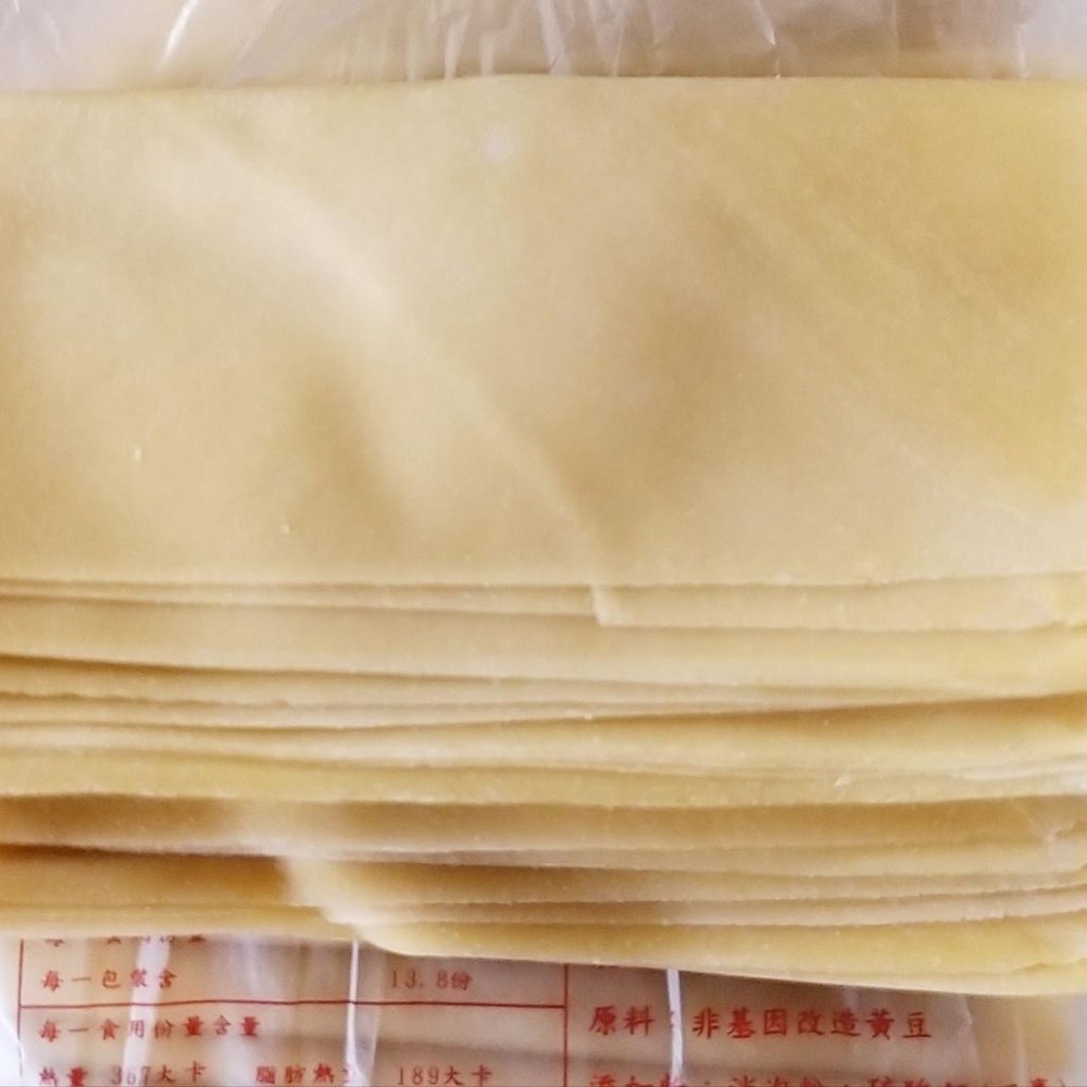 【全館999免運】大叔嚴選~(劉記)百頁千張豆腐皮  200張/包(非基改)-細節圖3