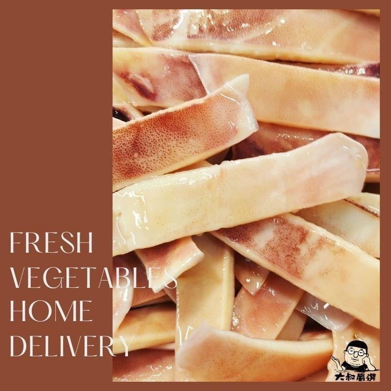 【全館999免運】大叔嚴選~魷魚(阿根廷)（翅）（小）（切）約600克±10%-細節圖2