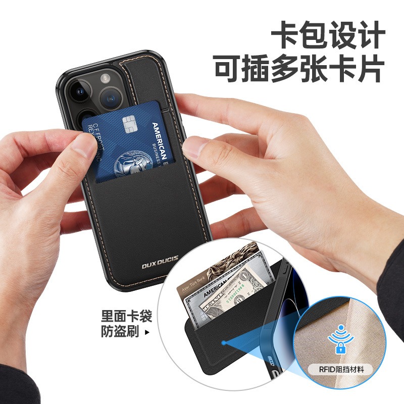 APPLE iPhone 13 14 15 magsafe 磁吸 保護套 皮套 防摔手機殼 翻蓋皮套-細節圖4