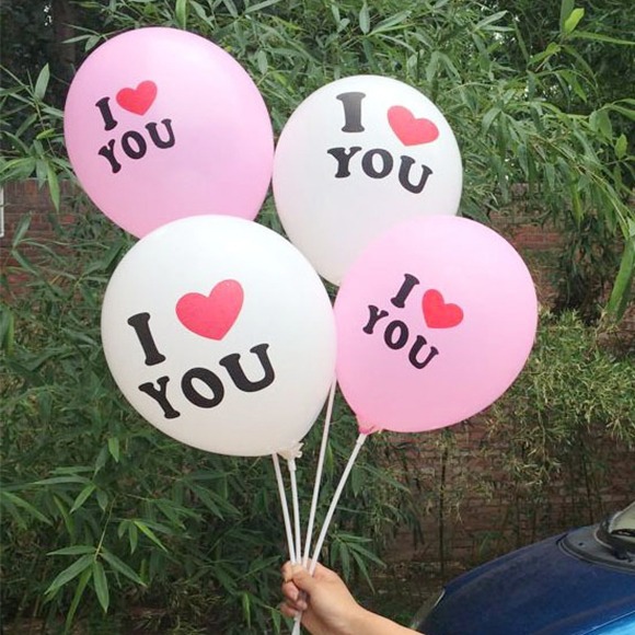 氣球派對多🎉12吋 告白氣球 我愛你 氣球 愛心氣球 求婚佈置 情人節 後車廂佈置 氣球佈置 派對佈置 生日 週年-細節圖4
