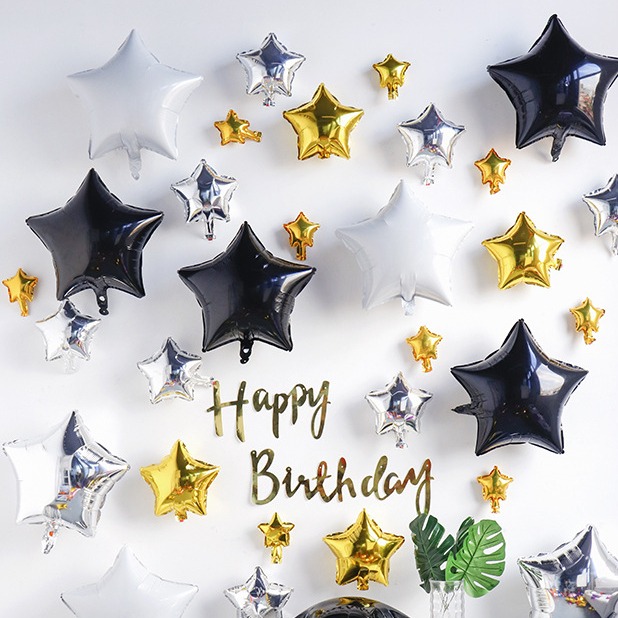 氣球派對多🎉10吋 星星鋁膜氣球 星星氣球 生日佈置 週歲佈置 派對 慶生 收涎 抓周 派對佈置 氣球 造型氣球-細節圖5