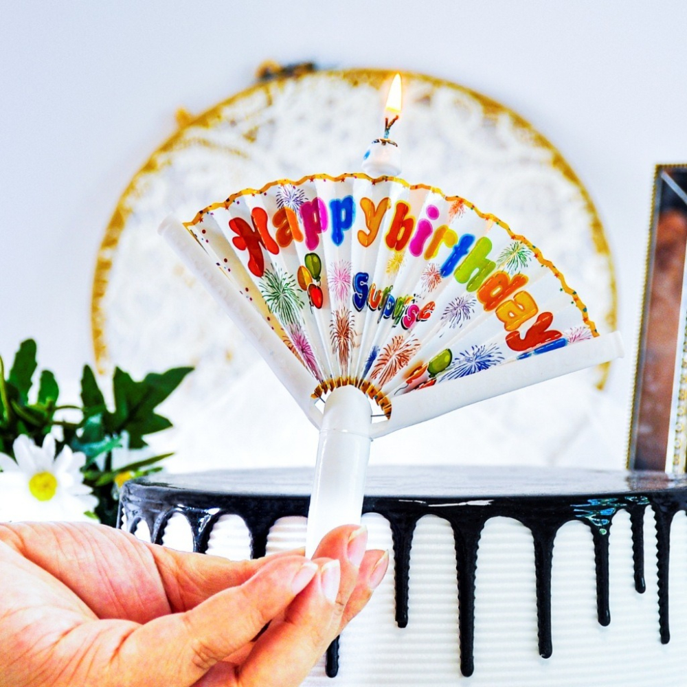 氣球派對多🎉扇子蠟燭 生日蠟燭 派對蠟燭 慶生派對 造型蠟燭 驚喜蠟燭 蛋糕蠟燭 蛋糕裝飾 創意蠟燭 整人玩具-細節圖6